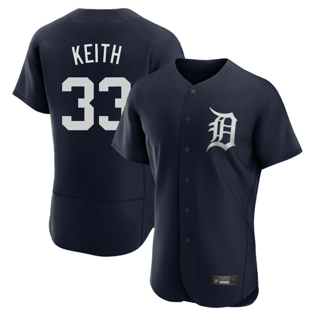 Tlead D.Tigers #33 Colt Keith Player Navy Limited Elite Home Stitched Jerseys