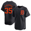Tlead D.Tigers #35 Justin Verlander Player Navy Home Limited Stitched Jerseys