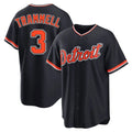 Tlead D.Tigers #3 Alan Trammell Player Navy Home Game Stitched Jerseys