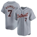 Tlead D.Tigers #7 Kevin McGonigle Player Gray Home Limited Stitched Jerseys