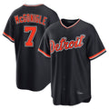 Tlead D.Tigers #7 Kevin McGonigle Player Navy Home Game Stitched Jerseys