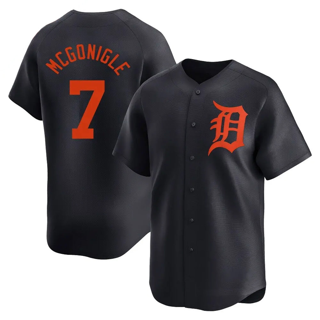 Tlead D.Tigers #7 Kevin McGonigle Player Navy Home Limited Stitched Jerseys