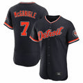 Tlead D.Tigers #7 Kevin McGonigle Player Navy Limited Elite Home Game Stitched Jerseys