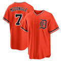 Tlead D.Tigers #7 Kevin McGonigle Player Orange Home Game Stitched Jerseys