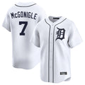 Tlead D.Tigers #7 Kevin McGonigle Player White Home Limited Stitched Jerseys