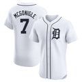 Tlead D.Tigers #7 Kevin McGonigle Player White Limited Elite Home Stitched Jerseys