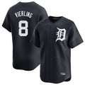 Tlead D.Tigers #8 Matt Vierling Player Navy Home Limited Game Stitched Jerseys
