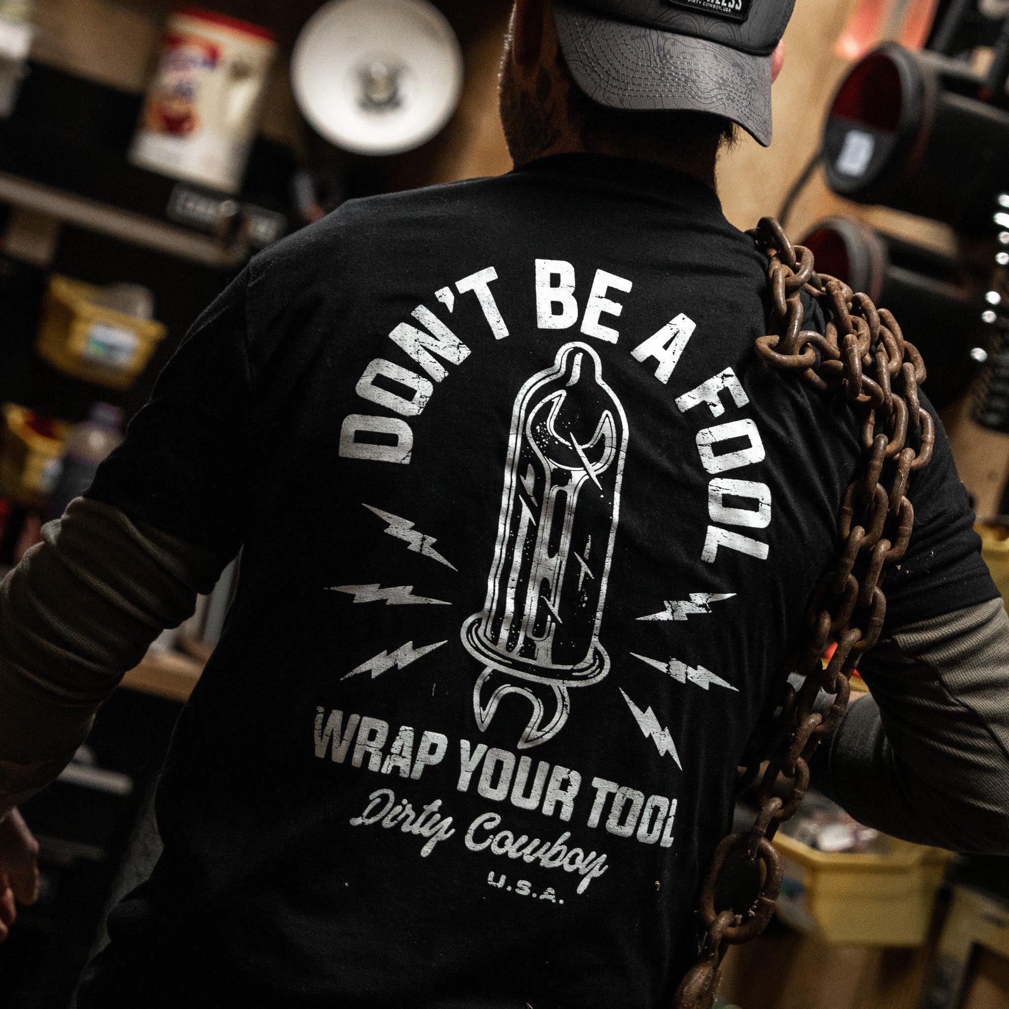 CustomNameinc cheap jerseys Ordering Don't Be a Fool. Wrap Your Tool Men's T-Shirt