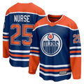 Tlead E.Oilers #25 Darnell Nurse Royal Home Breakaway Player Jerseys
