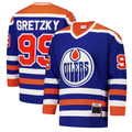Tlead E.Oilers #99 Wayne Gretzky Royal 1979-80 Power Play Jerseys