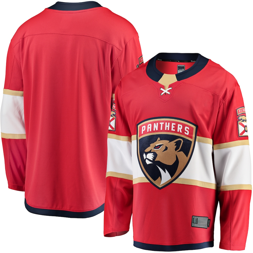 Tlead F.Panthers Red Breakaway Home Jerseys