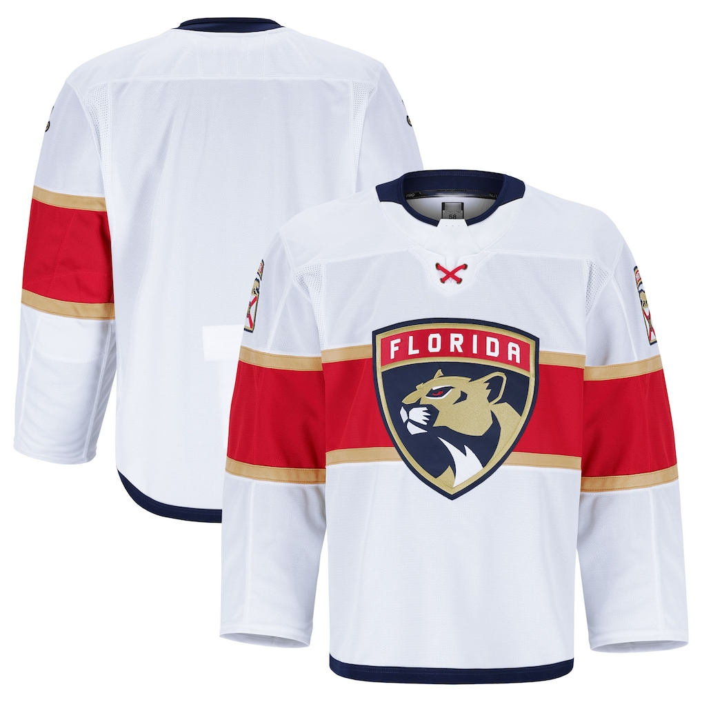 Tlead F.Panthers White Away Authentic Pro Jerseys