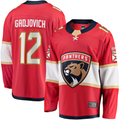 Tlead F.Panthers #12 Jonah Gadjovich Red Premier Breakaway Player Jerseys