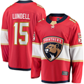 Tlead F.Panthers F.Panthers #15 Anton Lundell Red Home Breakaway Player Jerseys