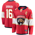 Tlead F.Panthers #16 Aleksander Barkov Red Captain Patch Home Breakaway Jerseys