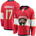 Tlead F.Panthers #17 Evan Rodrigues Red Home Breakaway Jerseys