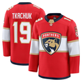 Tlead F.Panthers #19 Matthew Tkachuk Red Home Premium Jerseys