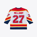 Tlead F.Panthers #27 Scott Mellanby Mitchell & Ness White 1996 Power Play Jerseys