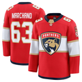 Tlead F.Panthers #63 Brad Marchand Red Home Premium Jerseys