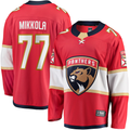 Tlead F.Panthers #77 Niko Mikkola Red Premier Breakaway Player Jerseys