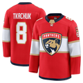 Tlead F.Panthers #8 Brady Tkachuk Red Home Premium Jerseys