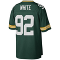 Tlead GB.Packers 2010 #92 Reggie White Mitchell & Ness Green Big & Tall 1996 Retired Player Replica Stitched Puhic Jersey