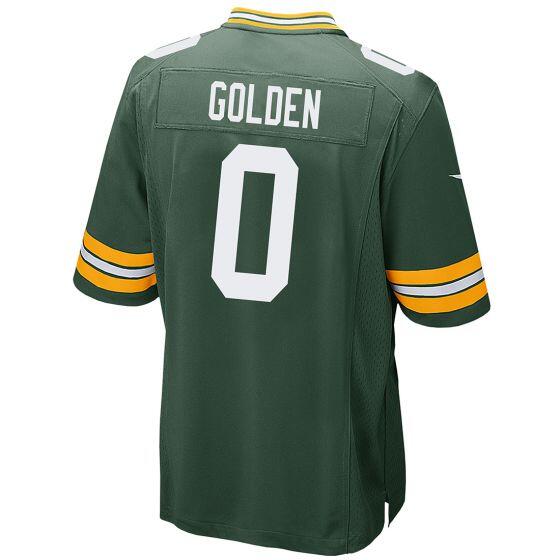 Tlead GB.Packers #0 Matthew Golden Home Game Stitched Jerseys
