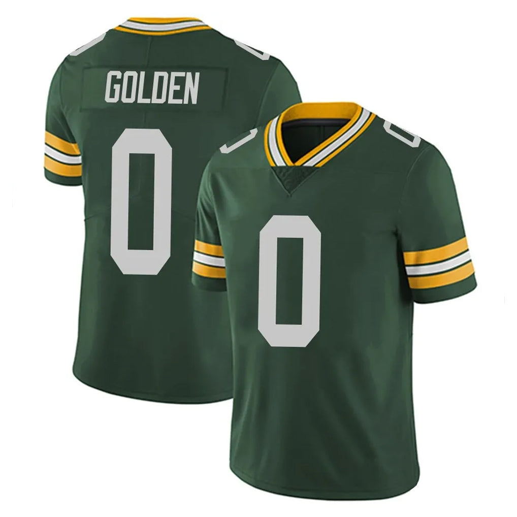 Tlead GB.Packers #0 Matthew Golden Player Green Vapor Untouchable Limited Home Game Stitched Jerseys