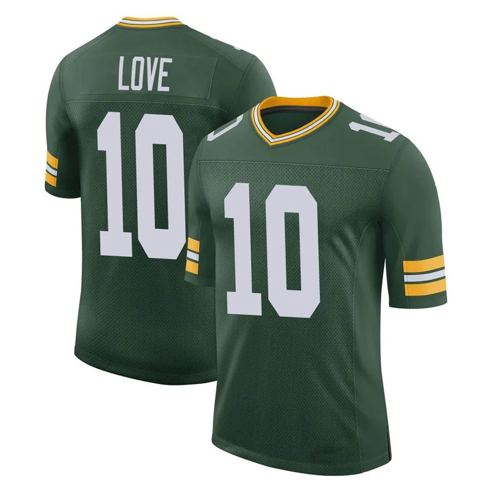 Tlead GB.Packers #10 Jordan Love Player Green Limited Classic Home Game Stitched Jerseys
