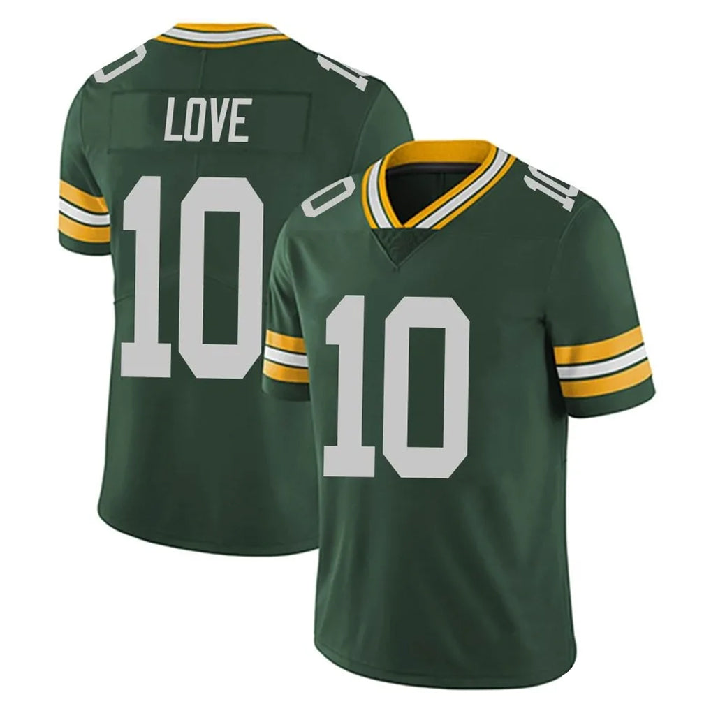 Tlead GB.Packers #10 Jordan Love Player Green Vapor Untouchable Limited Home Game Stitched Jerseys