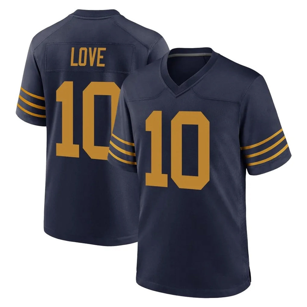 Tlead GB.Packers #10 Jordan Love Player Navy The 1923 Classic Home Game Stitched Jerseys