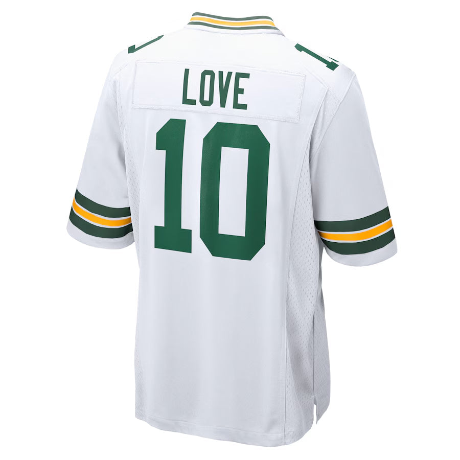 Tlead GB.Packers #10 Jordan Love Player White Home Game Stitched Jerseys