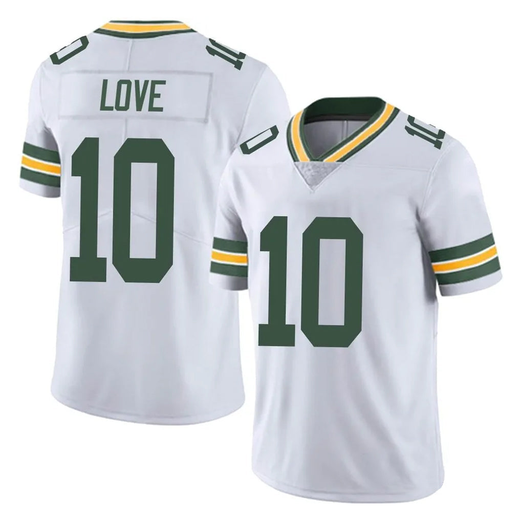 Tlead GB.Packers #10 Jordan Love Player White Vapor Untouchable Limited Home Game Stitched Jerseys