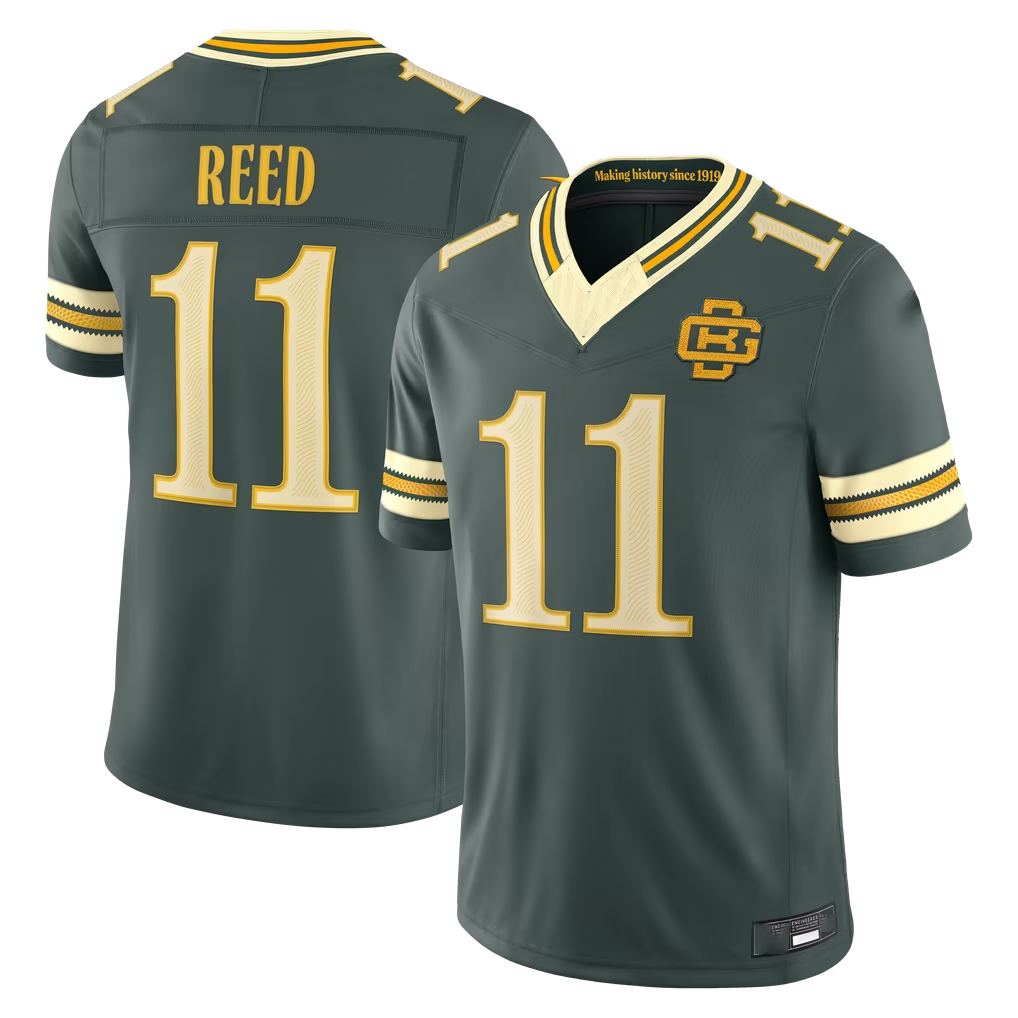 Tlead GB.Packers #11 Jayden Reed Green  2026 Rivalries Collection Limited Stitched Jerseys