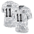 Tlead GB.Packers #11 Jayden Reed Player Arctic Camo Salute To Service Limited Stitched Jerseys