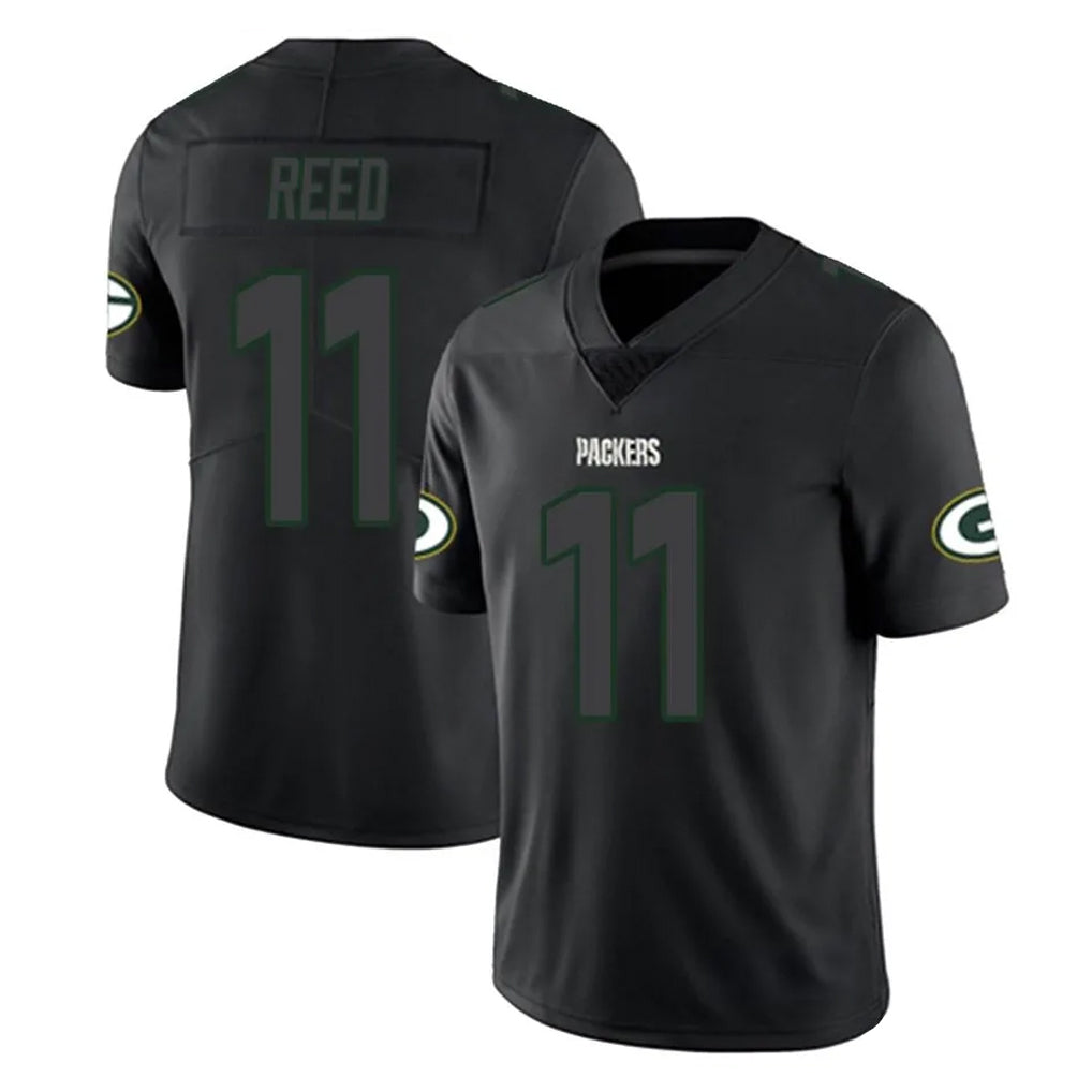 Tlead GB.Packers #11 Jayden Reed Player Black Impact Limited Home Game Stitched Jerseys