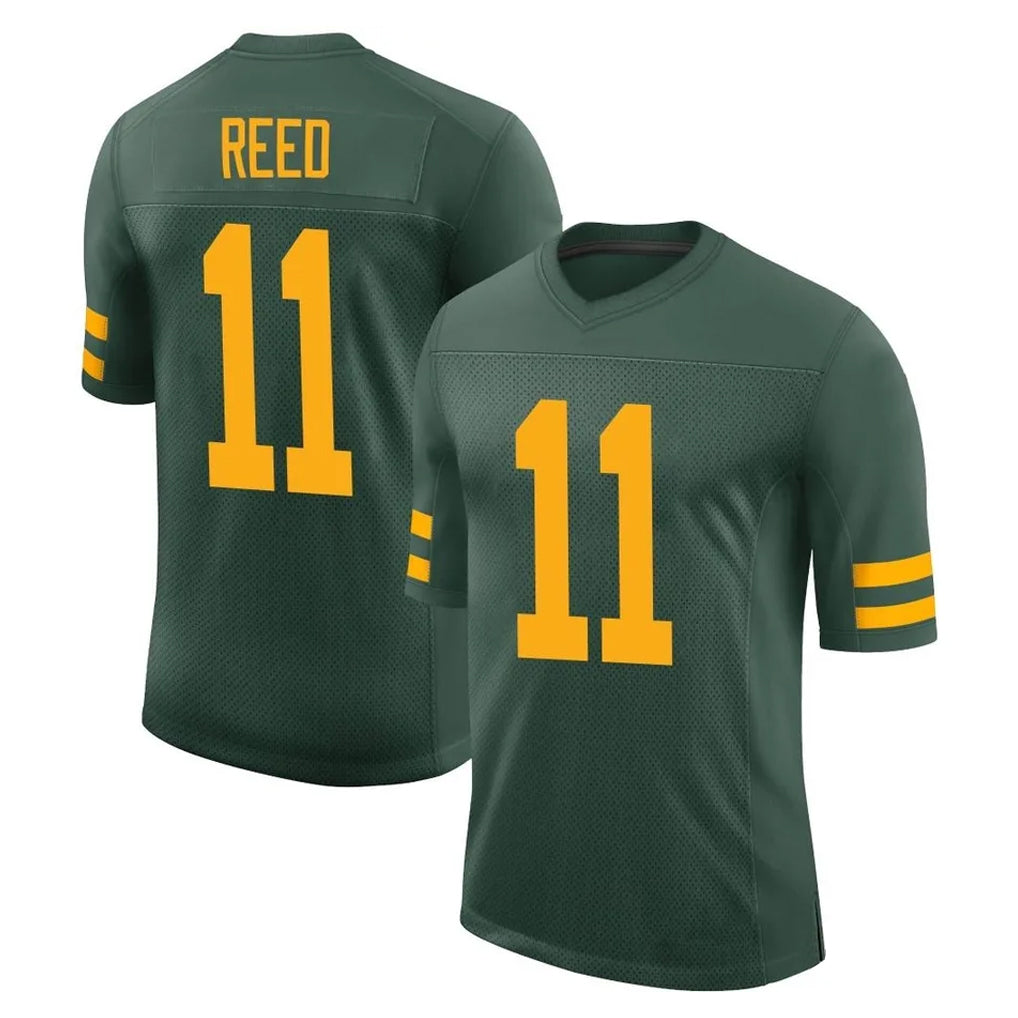 Tlead GB.Packers #11 Jayden Reed Player Green Alternate Vapor Home Game Stitched Jerseys