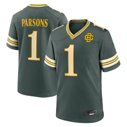 Tlead GB.Packers #1 Micah Parsons Green 2026 Rivalries Collection Game Stitched Jerseys