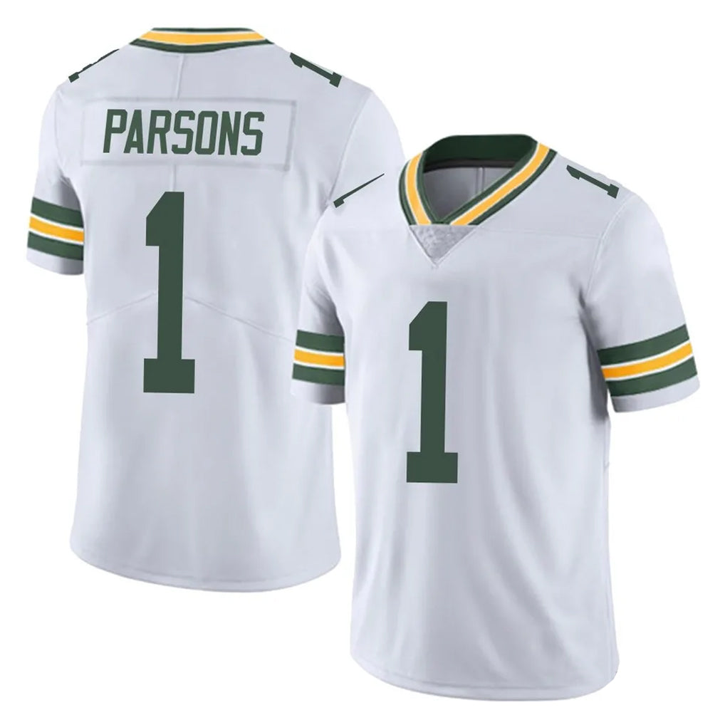 Tlead GB.Packers #1 Micah Parsons Player White Vapor Untouchable Limited Home Game Stitched Jerseys