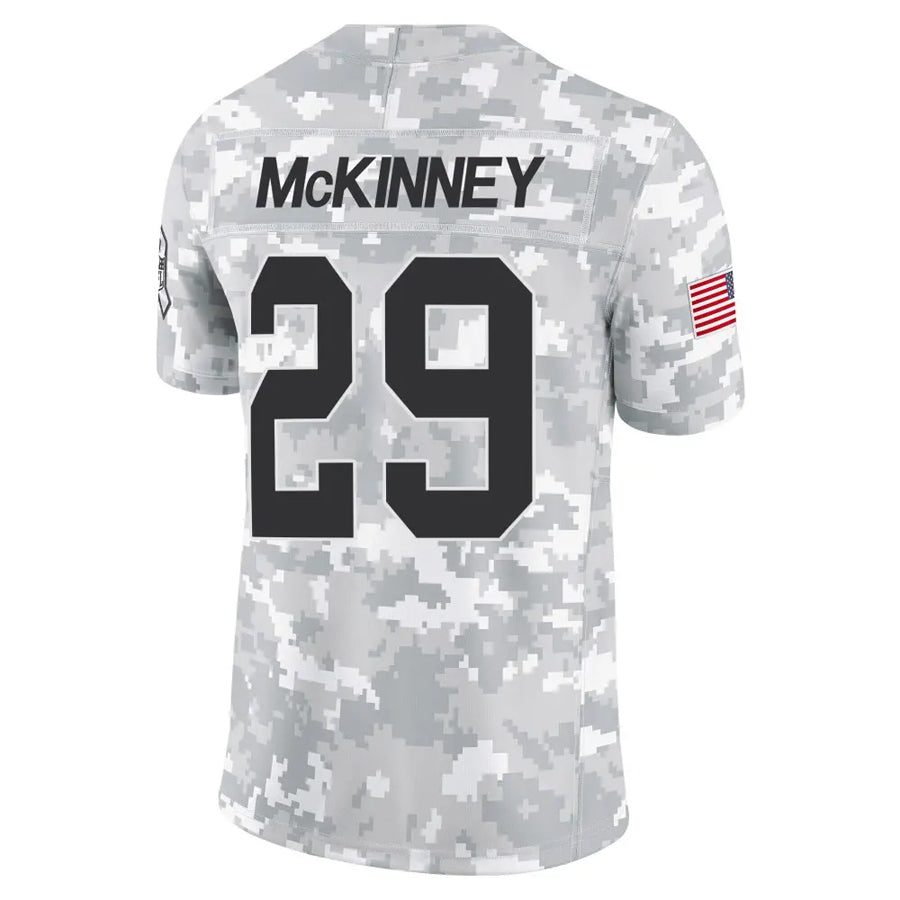 Tlead GB.Packers #29 Xavier McKinney Player Arctic Camo Salute to Service Stitched Jerseys