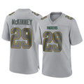 Tlead GB.Packers #29 Xavier McKinney Player Gray Atmosphere Fashion Home Game Stitched Jerseys