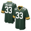 Tlead GB.Packers #33 Evan Williams Player Green Home Game Stitched Jerseys