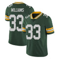 Tlead GB.Packers #33 Evan Williams Player Green Vapor Untouchable Limited Home Game Stitched Jerseys