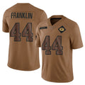 Tlead GB.Packers #44 Zaire Franklin Player Brown Salute To Service Limited Stitched Jerseys