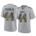 Tlead GB.Packers #44 Zaire Franklin Player Gray Atmosphere Fashion Home Game Stitched Jerseys