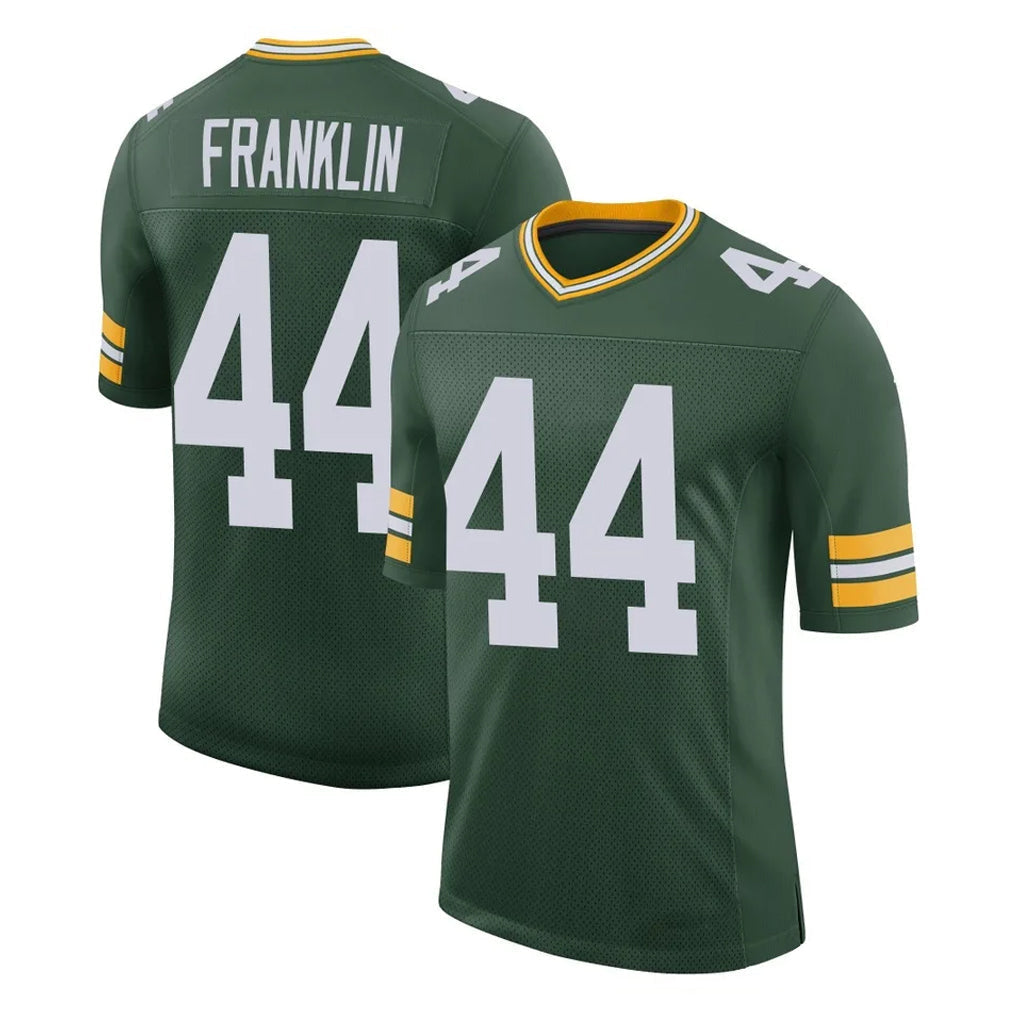 Tlead GB.Packers #44 Zaire Franklin Player Green Limited Classic Home Game Stitched Jerseys