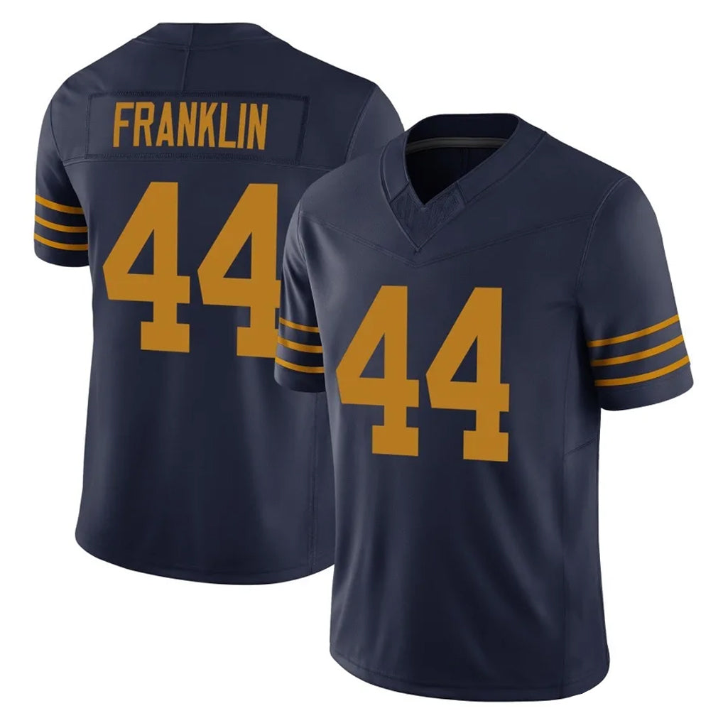 Tlead GB.Packers #44 Zaire Franklin Player Navy The 1923 Classic Vapor F.U.S.E. Home Game Stitched Jerseys