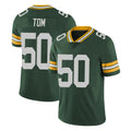 Tlead GB.Packers #50 Zach Tom Player Green Vapor Untouchable Limited Home Game Stitched Jerseys