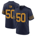 Tlead GB.Packers #50 Zach Tom Player Navy The 1923 Classic Home Game Stitched Jerseys
