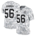 Tlead GB.Packers #56 Edgerrin Cooper Player Arctic Camo Salute To Service Limited Stitched Jerseys